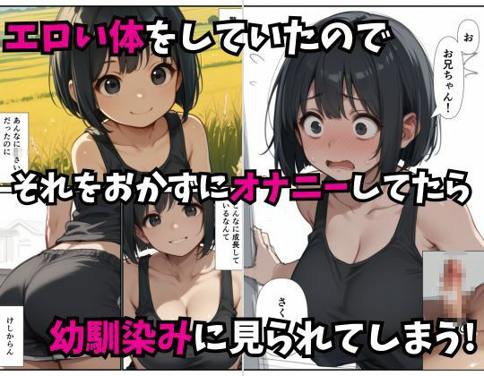 5年ぶりに会った幼馴染みがエロい体になっていたので性欲が我慢できず中出しをした話_002