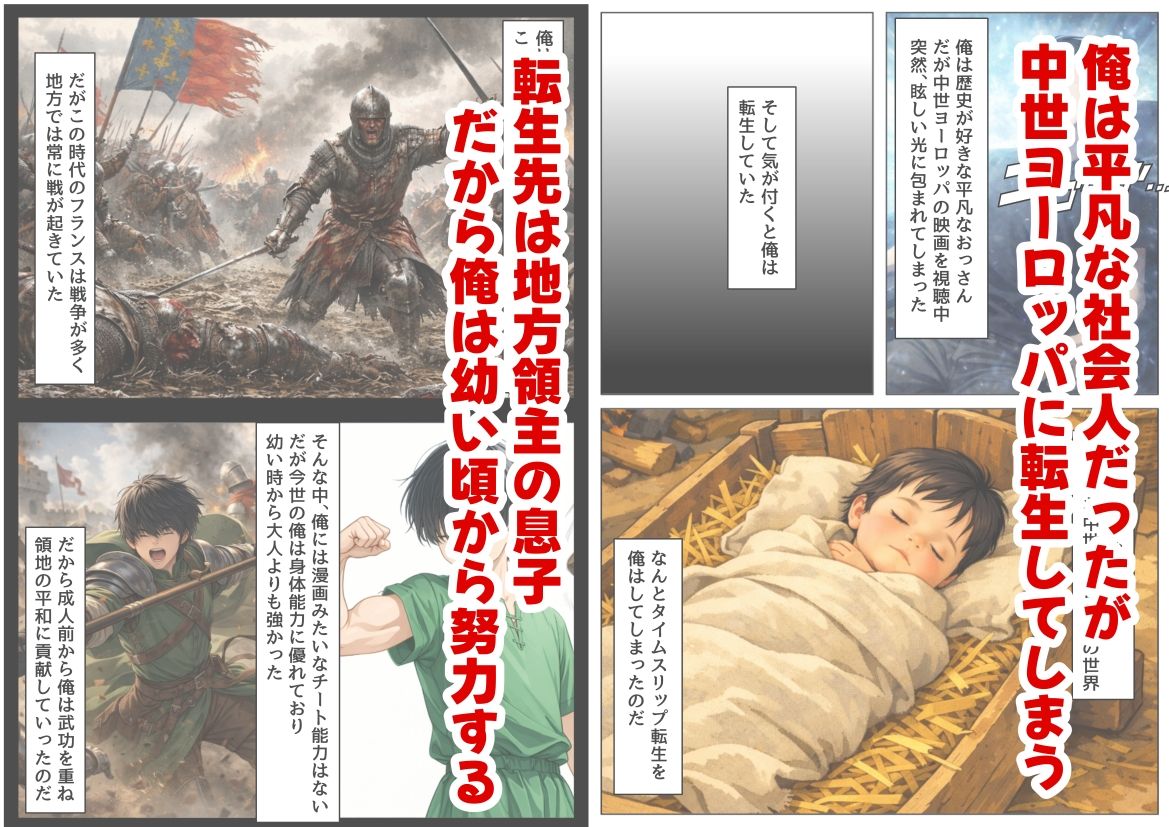 中世領主に転生した俺は、【初夜権】で処女を抱きまくる_001