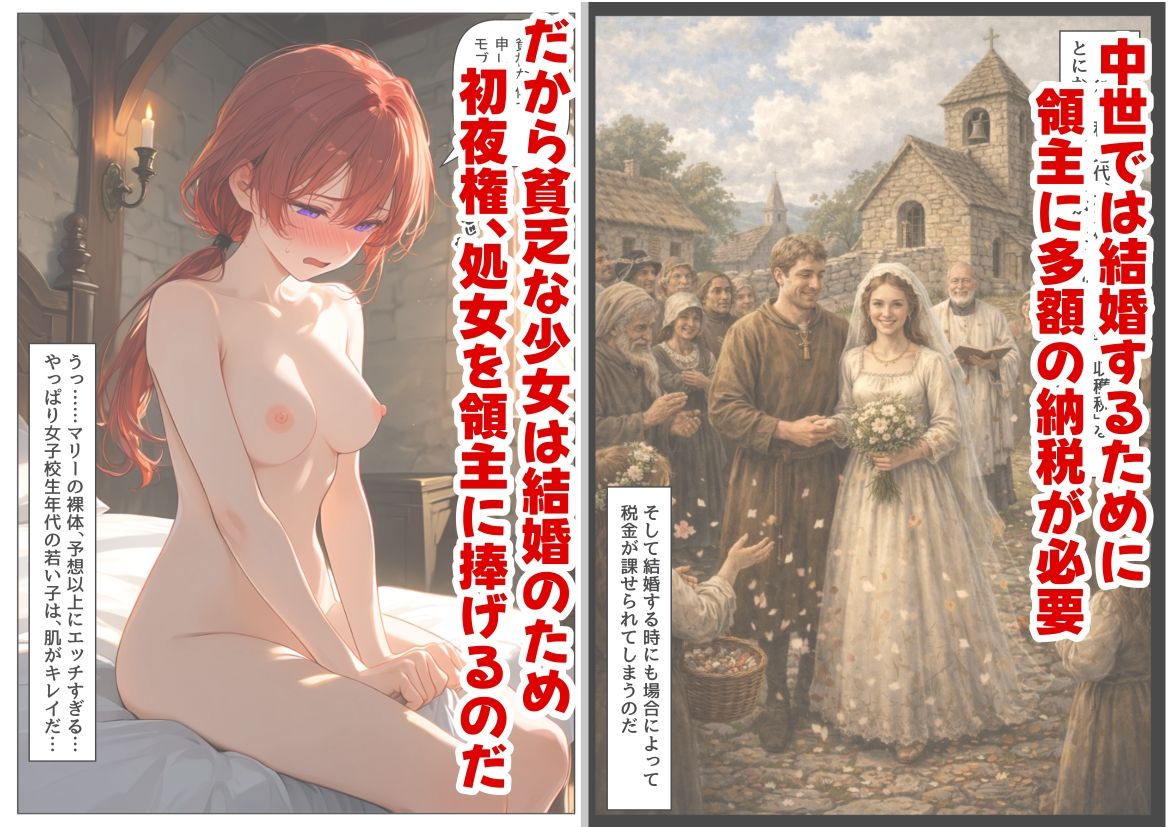 中世領主に転生した俺は、【初夜権】で処女を抱きまくる_004